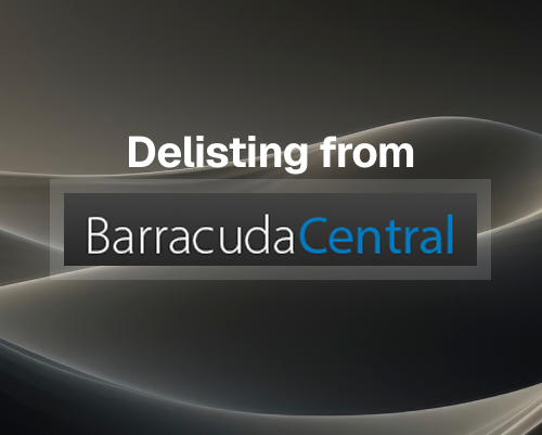 Barracuda Reputation Block List Blacklist Check &amp; Removal Process