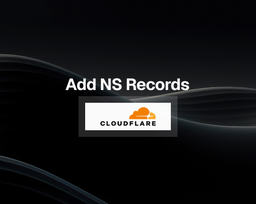 How to Add NS Records in Cloudflare