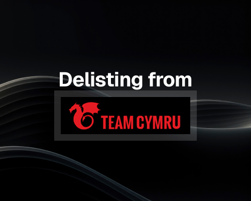 Cymru Bogons Blacklist Check &amp; Removal Process