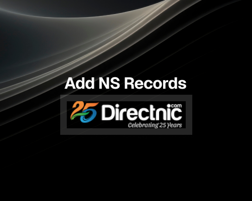 How to Add NS Records in DirectNIC