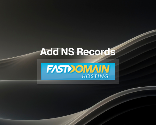 How to Add NS Records in FastDomain