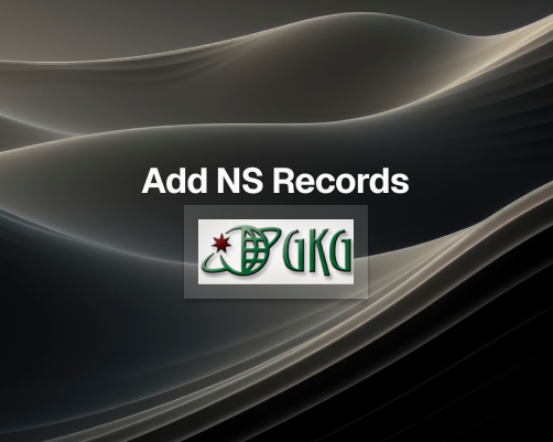 How to Add NS Records in GKG.net
