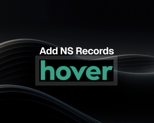 How to Add NS Records in Hover