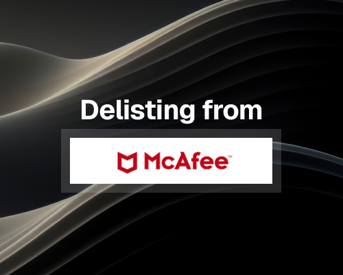 McAfee TrustedSource Blacklist Check &amp; Removal Process