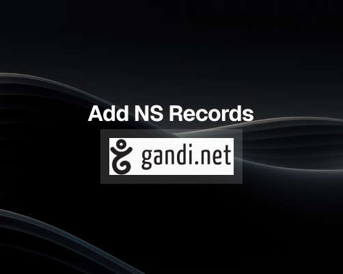 How to Add NS Records in Gandi 