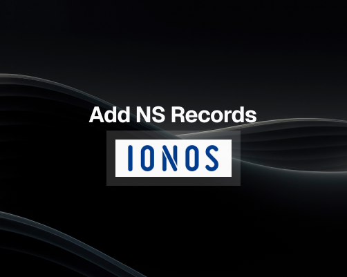 How to Add NS Records in Ionos 