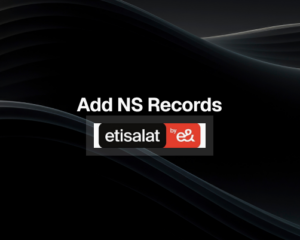 How to Add NS Records in Etisalat
