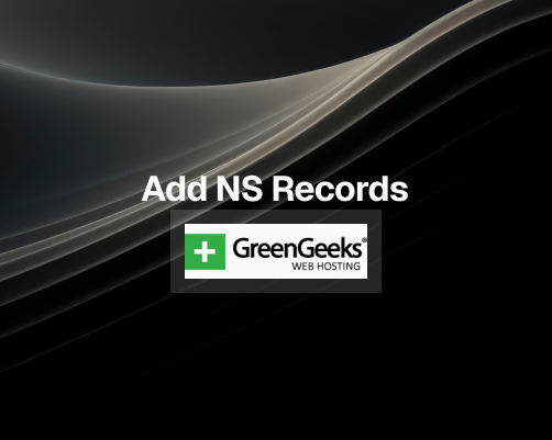 How to Add NS Records in GreenGeeks